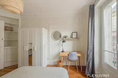 Un ou plusieurs lits dans un hébergement de l'établissement Flexliving - whole house - Gabriel Peri