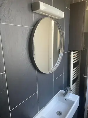 Salle de bains dans l'établissement Fantastic apartement & terrace Paris Montparnasse