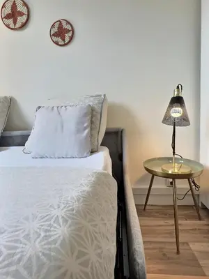 Un ou plusieurs lits dans un hébergement de l'établissement Studio Paris 14ièm-Montrouge