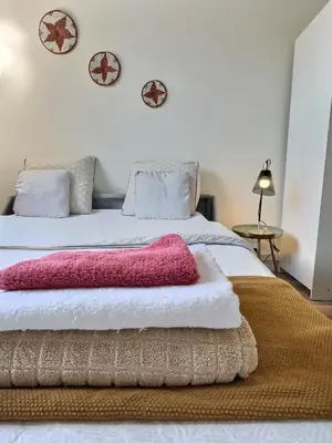 Un ou plusieurs lits dans un hébergement de l'établissement Studio Paris 14ièm-Montrouge