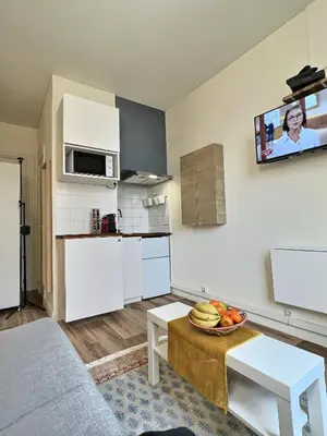 Cuisine ou kitchenette dans l'établissement Studio Paris 14ièm-Montrouge