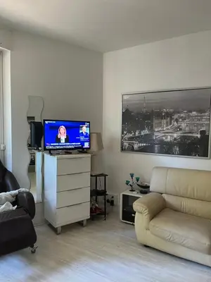 Télévision ou salle de divertissement dans l'établissement Small Cosy Studio in Paris