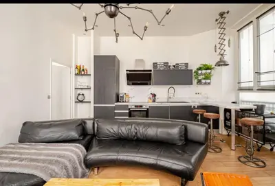 Cuisine ou kitchenette dans l'établissement Chic Stay near Louvre & Eiffel Tour
