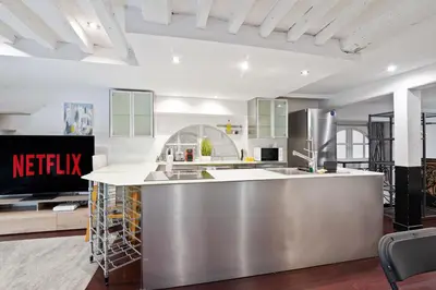 Plan de l'établissement Superb Apartment Quartier Bonne Nouvelle Free Netflix