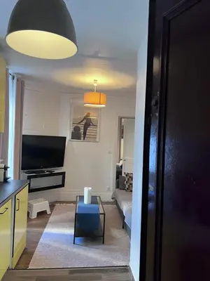Télévision ou salle de divertissement dans l'établissement Paris Saint-Paul