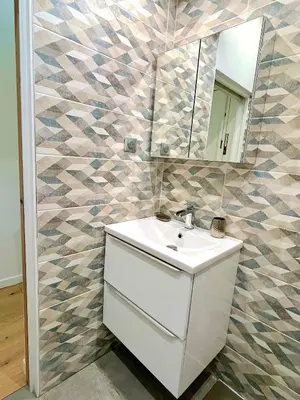 Salle de bains dans l'établissement L'appartement Murat