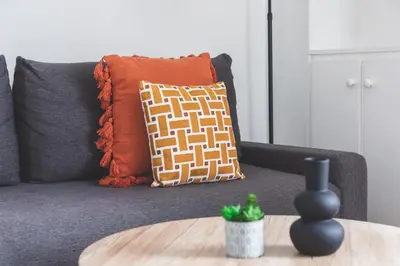 Coin salon dans l'établissement Studio cozy à Grenelle