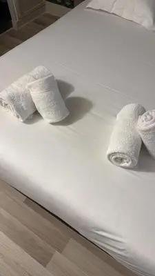 Un ou plusieurs lits dans un hébergement de l'établissement Majestic Suites - Paris 11