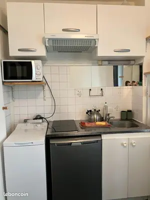 Cuisine ou kitchenette dans l'établissement Le Cosy Parisien - Canal Saint Martin - Paris 10eme