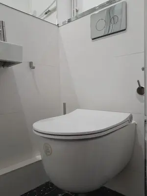 Salle de bains dans l'établissement Le Cosy Parisien - Canal Saint Martin - Paris 10eme