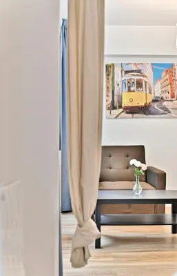 Coin salon dans l'établissement Apartment near Mairie Paris 10ème - III