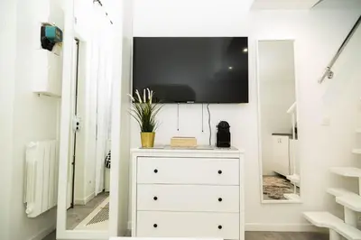 Salle de bains dans l'établissement Studio Stade de France 26 pour 2 personnes