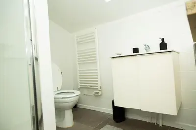 Salle de bains dans l'établissement Studio Stade de France 26 pour 2 personnes
