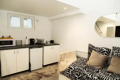 Cuisine ou kitchenette dans l'établissement Studio Stade de France 26 pour 2 personnes