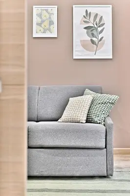 Coin salon dans l'établissement Central equipped apartment Paris Nation - II