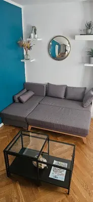 Coin salon dans l'établissement Lovely flat Abbesses center - Paris Montmartre