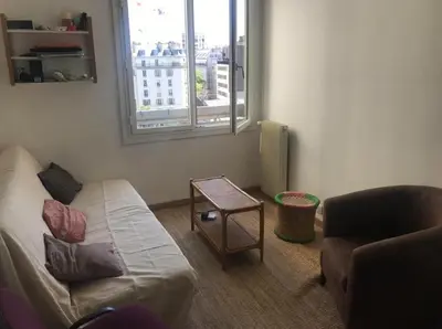 Coin salon dans l'établissement T2 -Cosy and Comfort in Paris - Montmartre