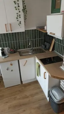 Cuisine ou kitchenette dans l'établissement T2 -Cosy and Comfort in Paris - Montmartre