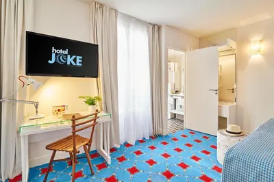 Cuisine ou kitchenette dans l'établissement Hotel Joke - Astotel