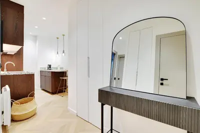 Salle de bains dans l'établissement Appartement de luxe à Boulogne