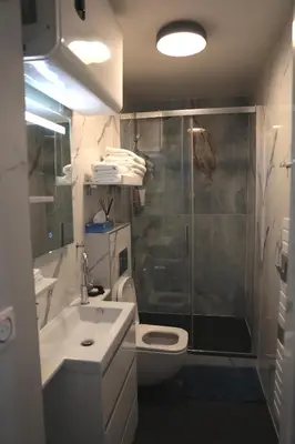 Salle de bains dans l'établissement Appartement élégant - Montmartre