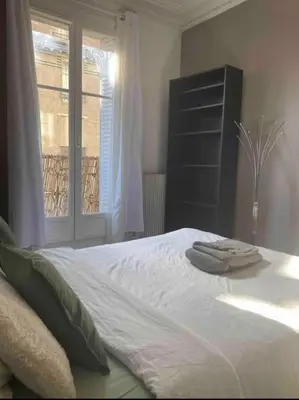 Un ou plusieurs lits dans un hébergement de l'établissement Beautiful Flat Champs-Elysée