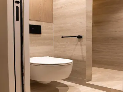 Salle de bains dans l'établissement Refined studio with balcony - 2P - Saint Lazare