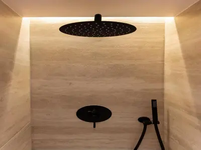 Salle de bains dans l'établissement Refined studio with balcony - 2P - Saint Lazare