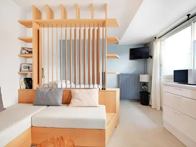 Télévision ou salle de divertissement dans l'établissement Cosy and intimate Studio - 1BD 2P - Oberkampf