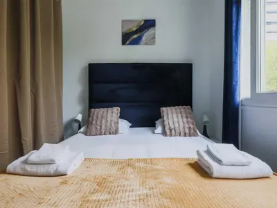 Un ou plusieurs lits dans un hébergement de l'établissement Charming apartment -1BR-2P- Boulogne-Billancourt