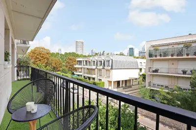 Balcon ou terrasse dans l'établissement 1BDR quiet with Terrace - Pont de Neuilly - BAIL MOBILITE