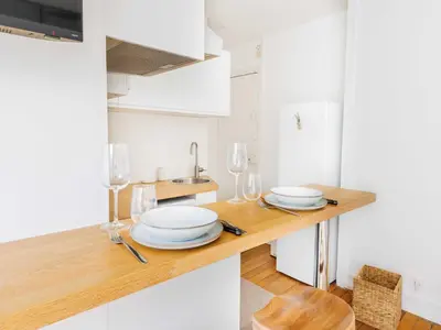 Plan de l'établissement Flat with balcony 1BDR 2P - Batignolles