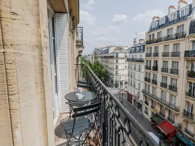 Balcon ou terrasse dans l'établissement Flat with balcony 1BDR 2P - Batignolles