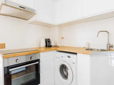 Cuisine ou kitchenette dans l'établissement Flat with balcony 1BDR 2P - Batignolles