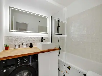 Plan de l'établissement Elegant apt private balcony 2BD 6P - Levallois