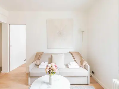 Un ou plusieurs lits dans un hébergement de l'établissement Appt COSY - Saint-Germain-des-Prés - Mobility lease