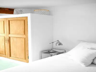 Un ou plusieurs lits dans un hébergement de l'établissement Studio COSY - 2P- Hôtel de Ville, le Marais