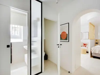 Salle de bains dans l'établissement Lovely studio 2P - PASSY - Mobility Lease