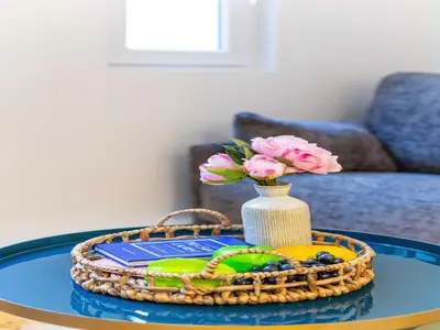 Coin salon dans l'établissement Charming flat -1BDR 2P- Batignolles