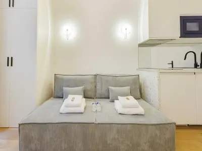 Cuisine ou kitchenette dans l'établissement Cosy studio - Sentier Les Halles - Mobility lease