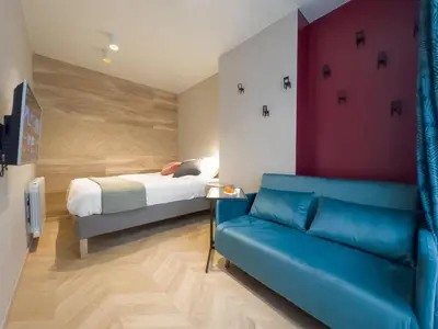 Un ou plusieurs lits dans un hébergement de l'établissement - Chic - Calm - Designed - paris central