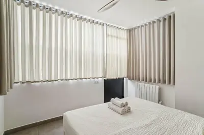 Un ou plusieurs lits dans un hébergement de l'établissement Spacious apartment - 4BR 10P - Place d'Italie