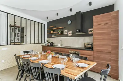 Cuisine ou kitchenette dans l'établissement Spacious apartment - 4BR 10P - Place d'Italie