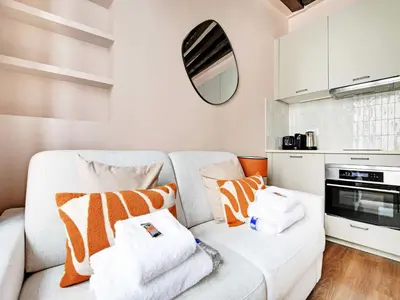 Cuisine ou kitchenette dans l'établissement Charming studio- 2P- Le Marais