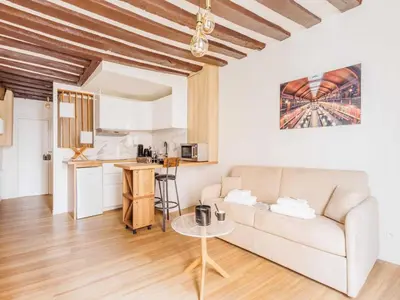 Plan de l'établissement Cozy studio- Mouffetard Jardin du Luxembourg- Mobility Lease