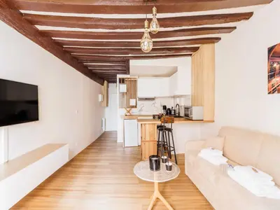 Plan de l'établissement Cozy studio- Mouffetard Jardin du Luxembourg- Mobility Lease