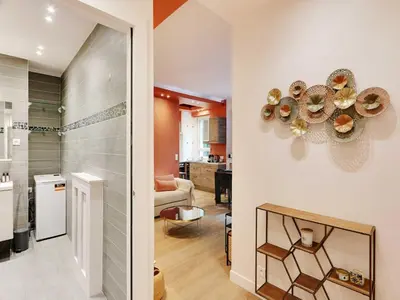 Salle de bains dans l'établissement Cosy flat with garden -Neuilly-sur-Seine