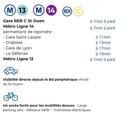 Plan de l'établissement Appartement calme et lumineux avec 2 chambres et un parking