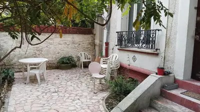 Jardin de l'établissement Jardin mini maison