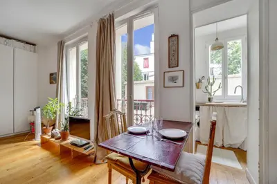 Plan de l'établissement Appartement Romantique à Saint-Ouen
